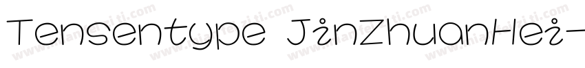 Tensentype JinZhuanHei字体转换